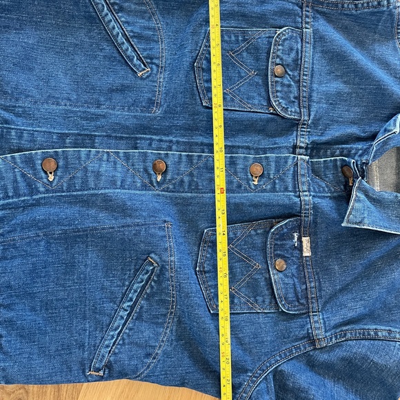 1960s Selvage Wrangler Jacket, White Label, Made in USA Selvedge - Picture 8 of 9